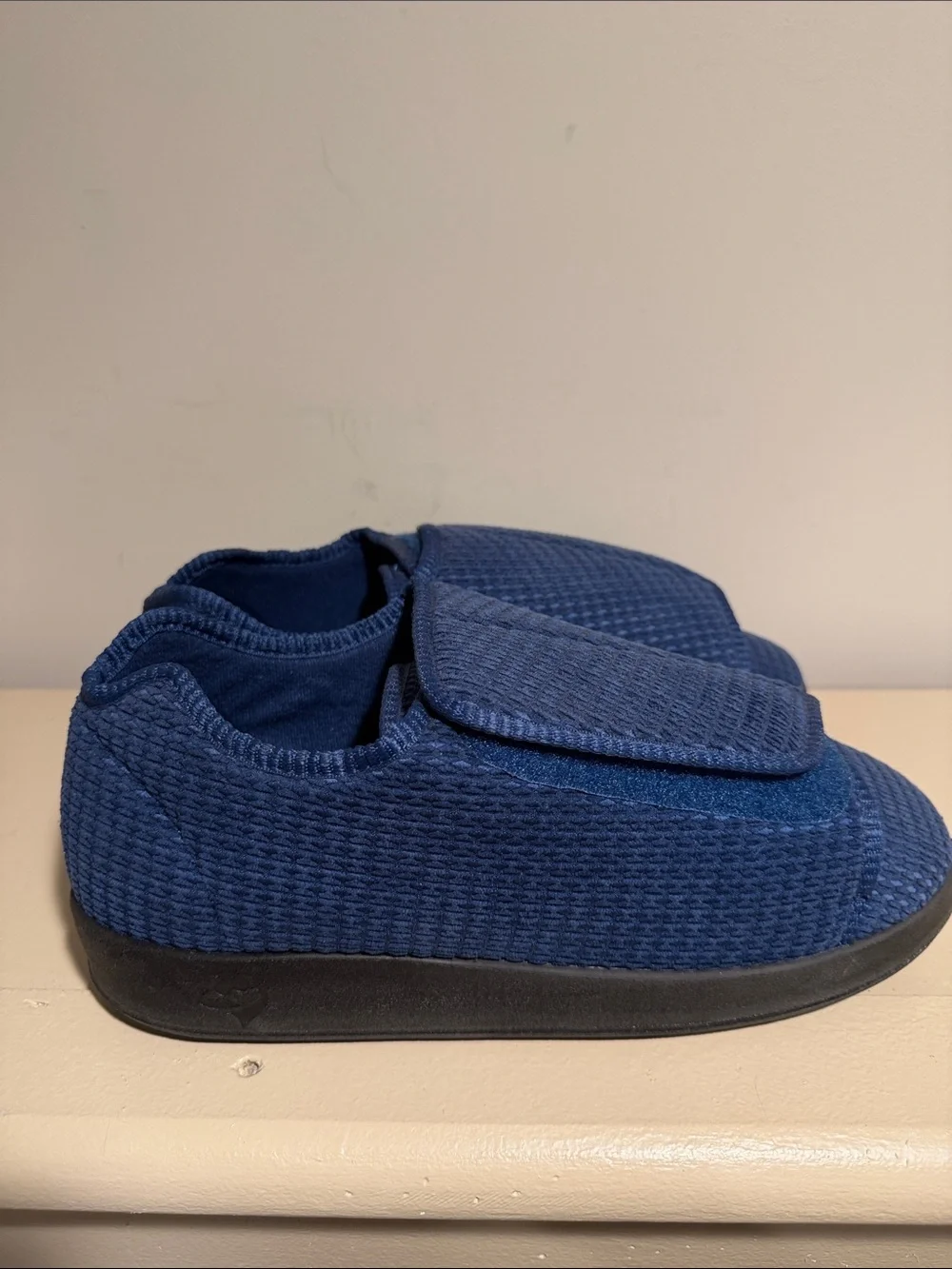 Silverts Men's Navy Slip-On Loafers